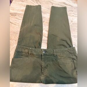 LOFT Outlet Women’s 12P Olive Green Skinny Ankle Pants Petite